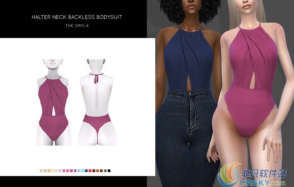模拟人生4露背紧身连衣裤MOD v2.16
