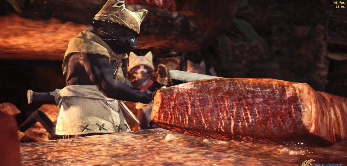 怪物猎人世界黑喵喵厨师MOD v2.27