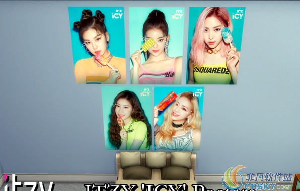 模拟人生4韩流偶像女子组合ITZY海报MOD v2.32