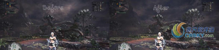 怪物猎人世界冰原去除雨水效果MOD v1.99