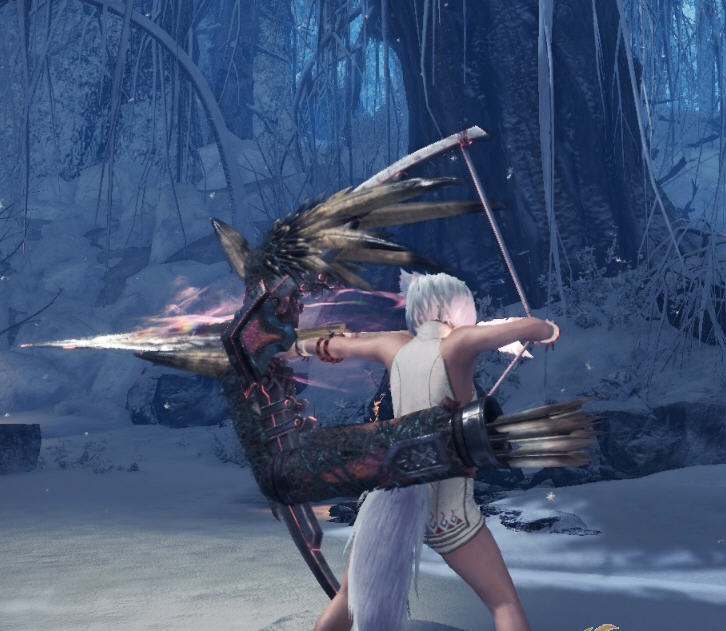 怪物猎人世界冰原去除弓箭箭袋MOD v1.52