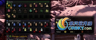 怪物猎人世界冰原无限道具弹药MOD v1.41