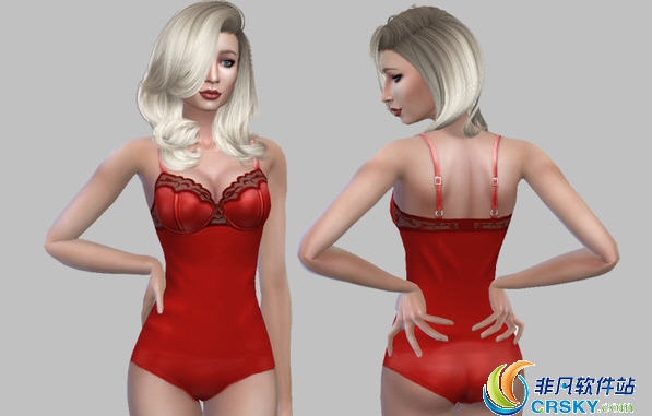 模拟人生4蕾丝紧身内衣MOD v1.77