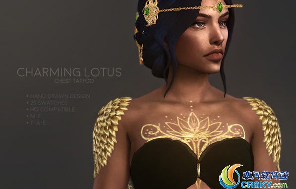 模拟人生4迷人的莲花纹身MOD v2.40