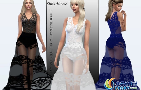 模拟人生4透明长裙MOD v2.18