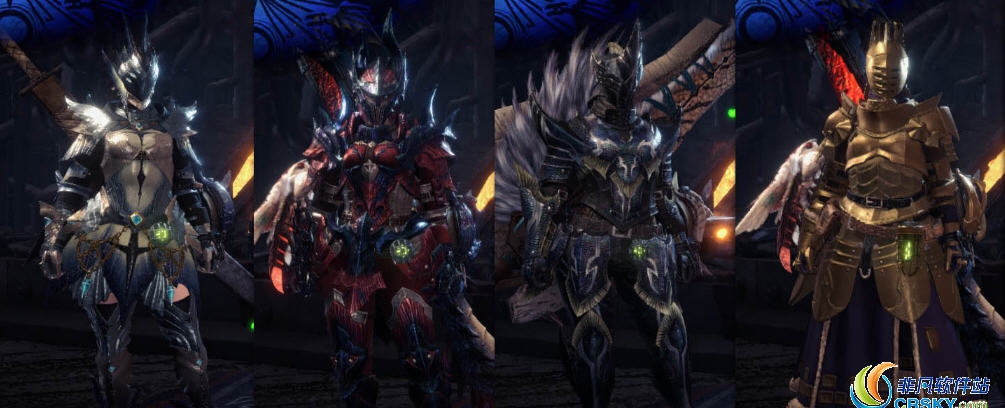 怪物猎人世界冰原凉爽的女性盔甲MOD v2.60