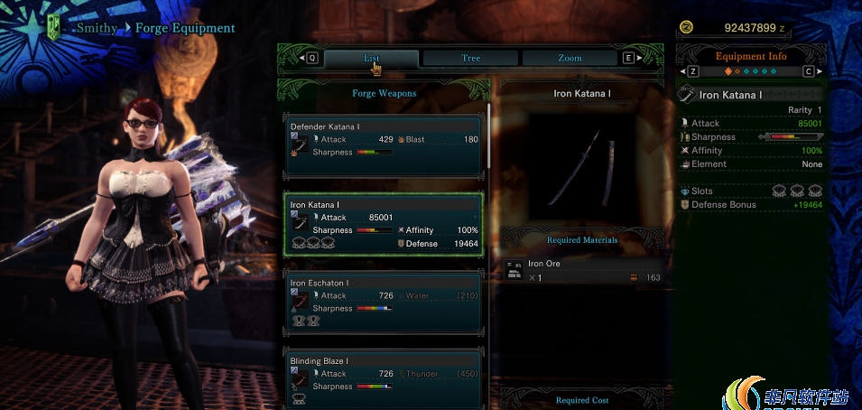 怪物猎人世界冰原神级作弊武器MOD v1.66