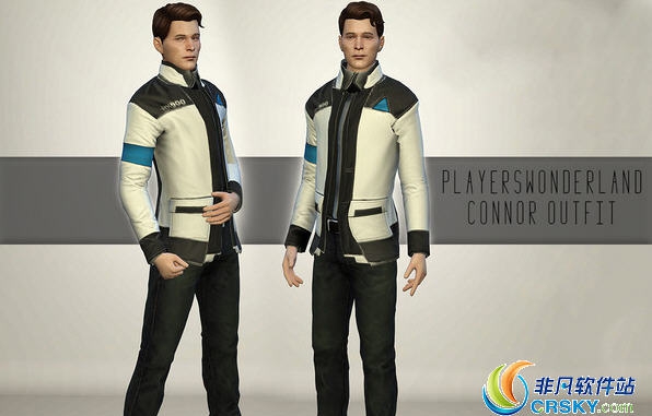 模拟人生4底特律变人康纳装MOD v1.82