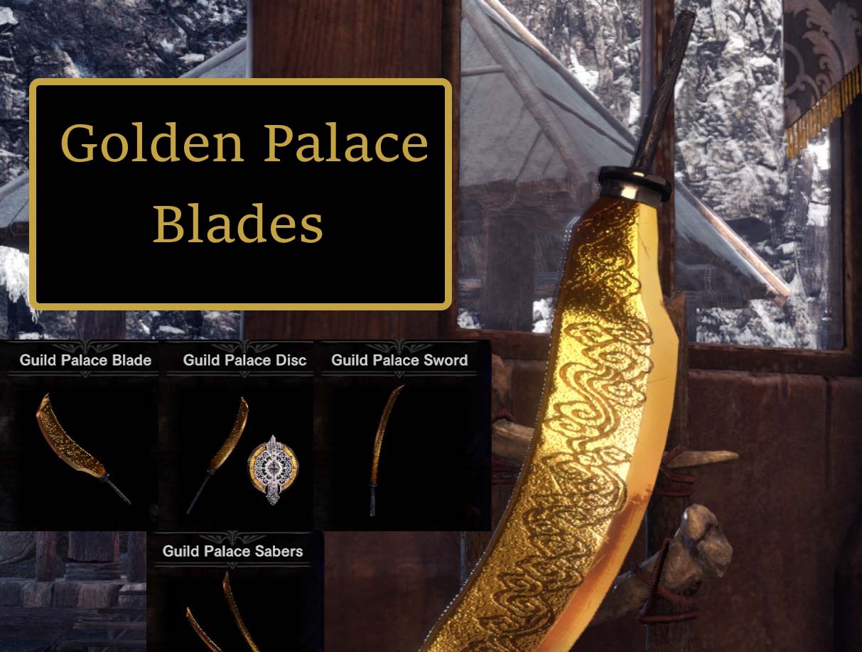 怪物猎人世界冰原黄金宫剑MOD v1.16