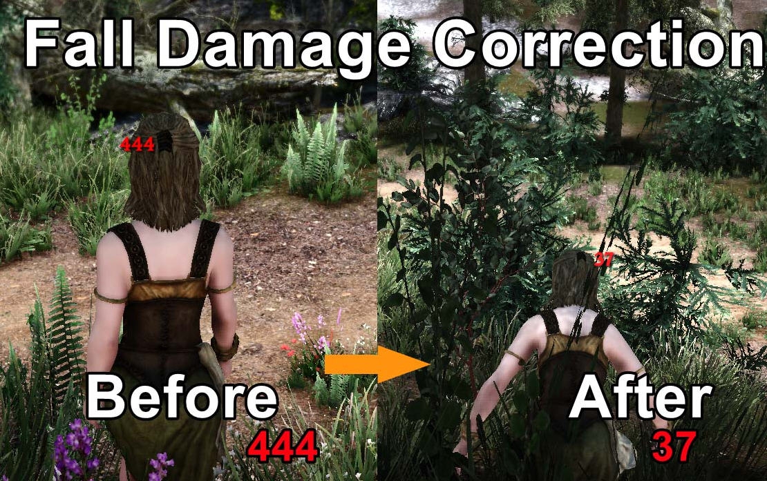 上古卷轴5跌落损伤校正MOD v1.70