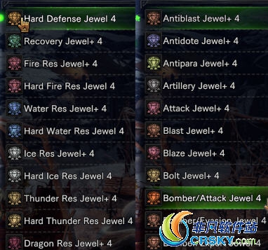 怪物猎人世界冰原字母排序宝石MOD v2.06