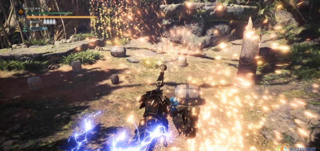 怪物猎人世界冰原铳枪攻击特效MOD v1.64