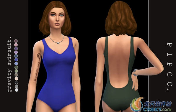 模拟人生4U字露背泳衣MOD v1.102