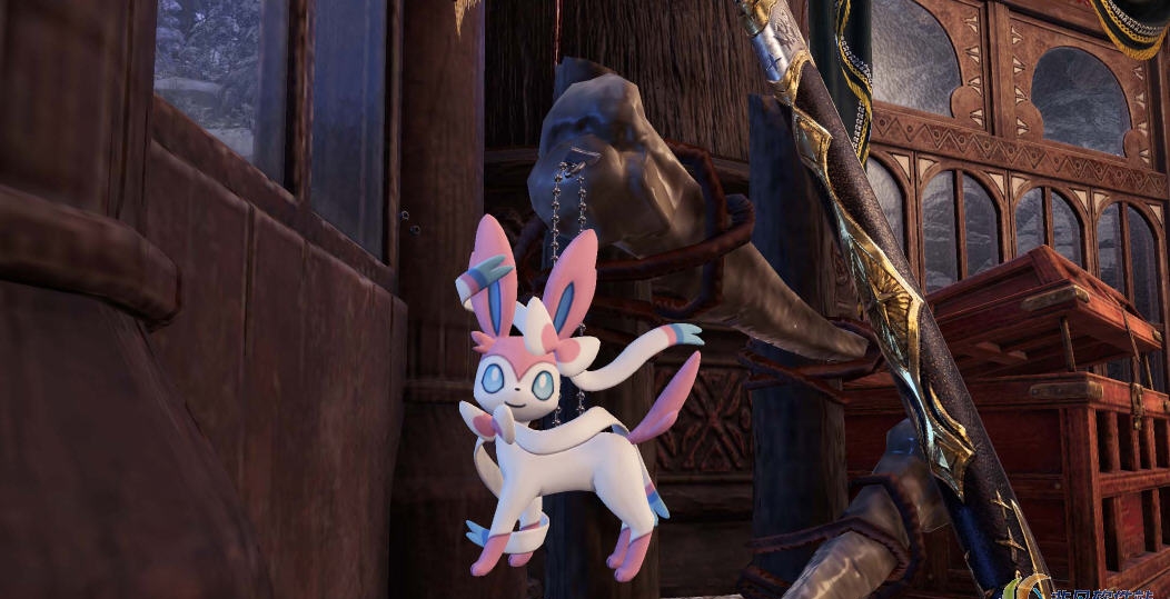 怪物猎人世界冰原仙子伊布坠饰MOD v1.40