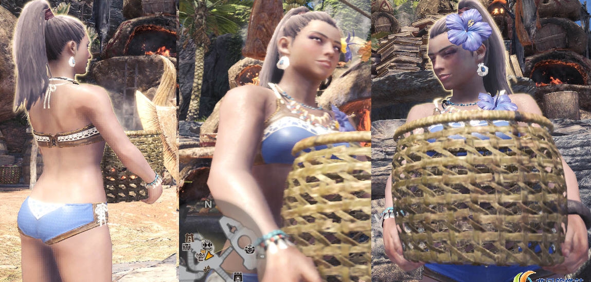 怪物猎人世界冰原女性夏季清凉泳装MOD v1.90