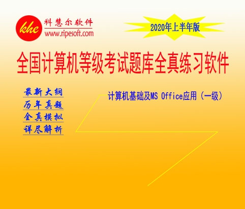 一级计算机基础及MSOffice应用模拟软件 v2020 涓婂崐骞磛1.6