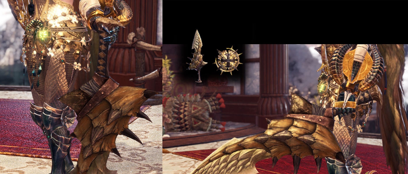 怪物猎人世界冰原月神玫瑰剑杆MOD v1.05