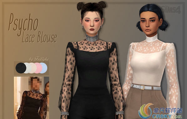 模拟人生4蕾丝长袖上衣MOD v1.69