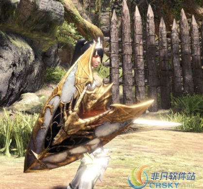 怪物猎人世界冰原黑色皇家新星剑MOD v1.70