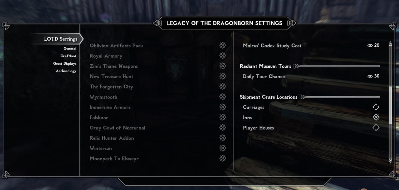 上古卷轴5更多运送箱MOD v1.26