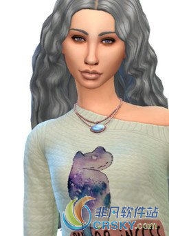 模拟人生4女士露肩毛衣MOD v1.80