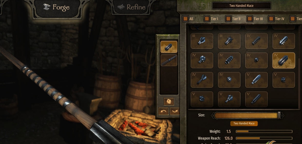 骑马与砍杀2添加新的武器零件MOD v2.69