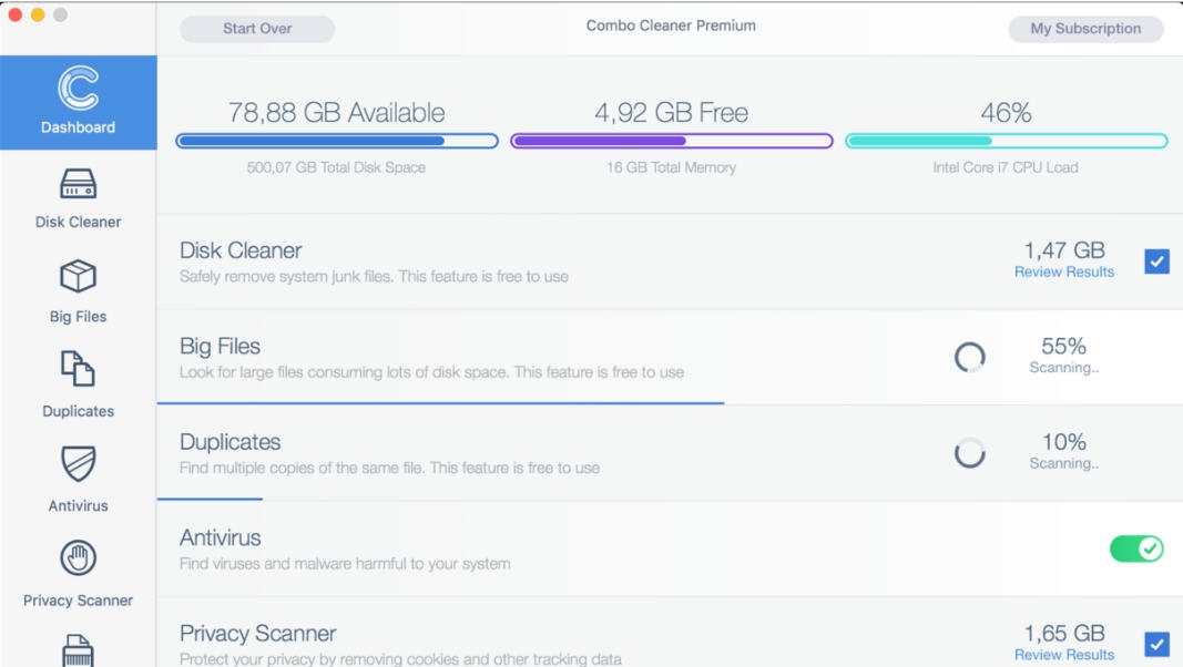 Combo Cleaner for Mac v1.2.20