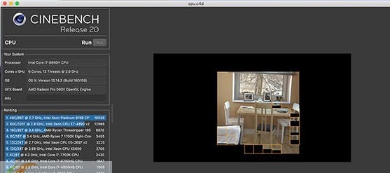 Cinebench for Mac R26