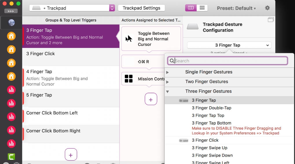BetterTouchTool for Mac v3.377