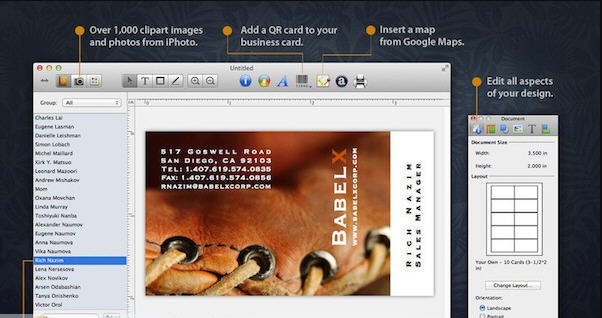Business Card Composer for Mac v5.2.6