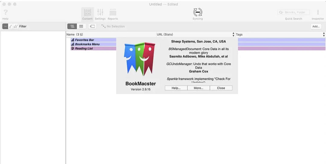 BookMacster for Mac v2.10.34