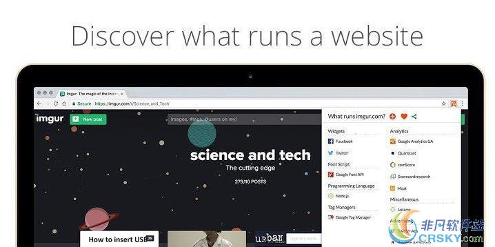 WhatRuns for Chrome v1.7.6