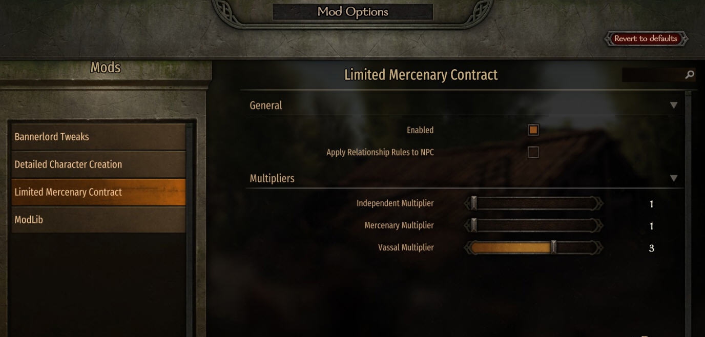 骑马与砍杀2配置菜单MOD v2.55