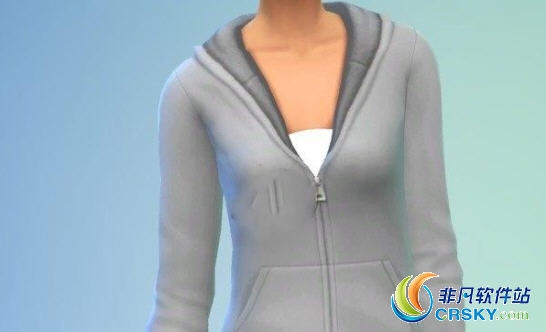 模拟人生4女款白色卫衣MOD v1.72