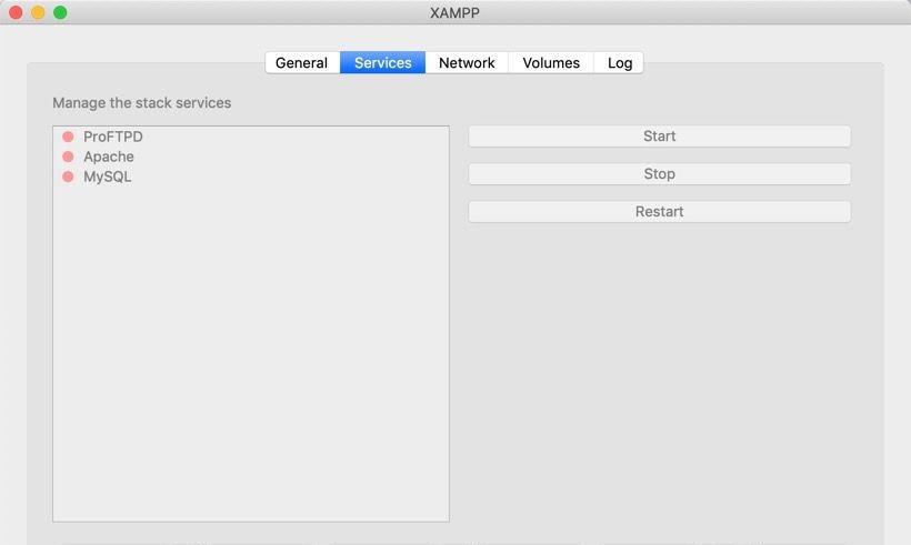xampp for mac v7.3.21