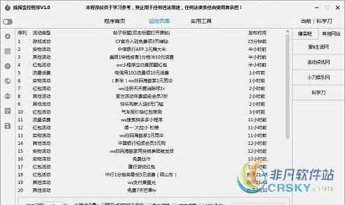活动线报监控软件 v1.6