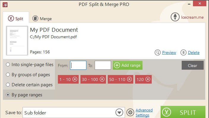 IceCream PDF Split for Mac v2.1.6