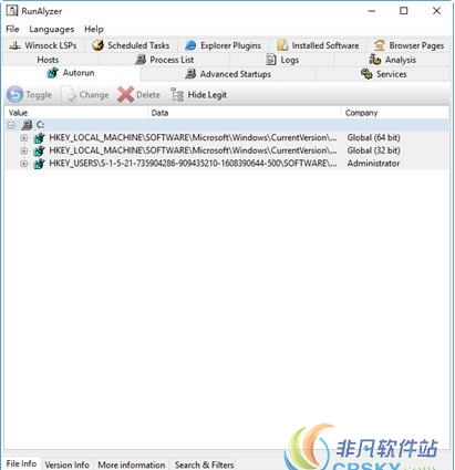 RunAlyzer(自启程序管理) v1.6.0.29