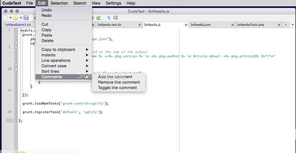 CudaText for Mac v1.99.0.7