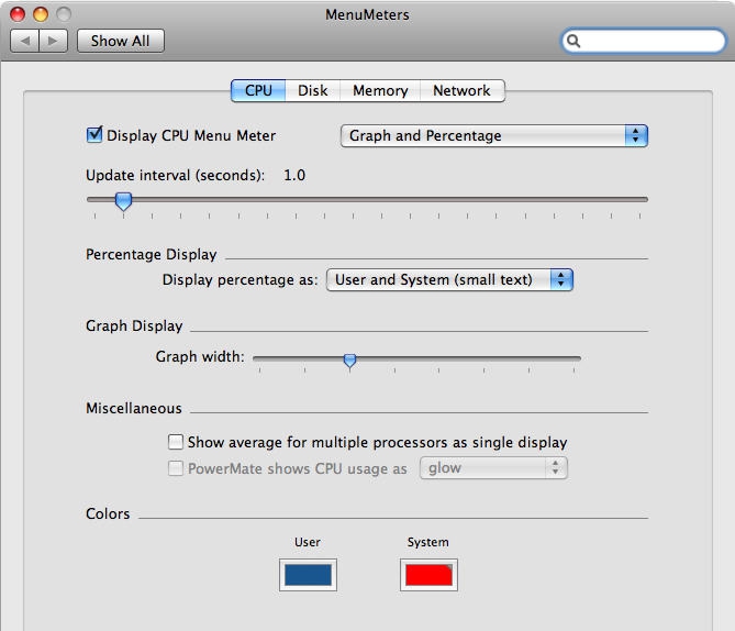 MenuMeters for Mac v2.0.12
