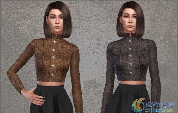 模拟人生4女性皮质夹克MOD v1.23