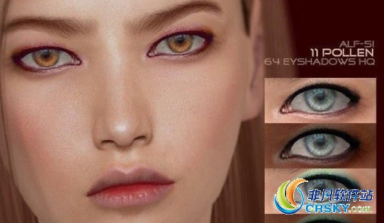 模拟人生4美丽的花粉眼影MOD v1.13