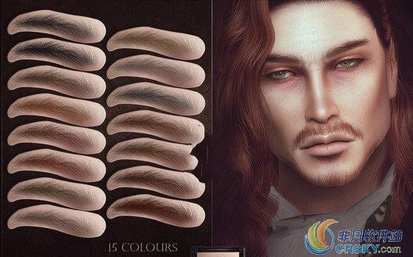 模拟人生4男士多款式眉毛MOD v1.22