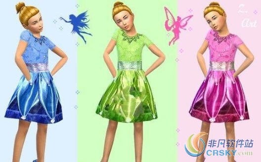 模拟人生4小仙女连衣裙MOD v1.65