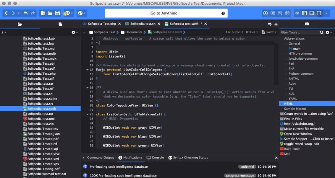 Komodo Edit for Mac v12.0.6