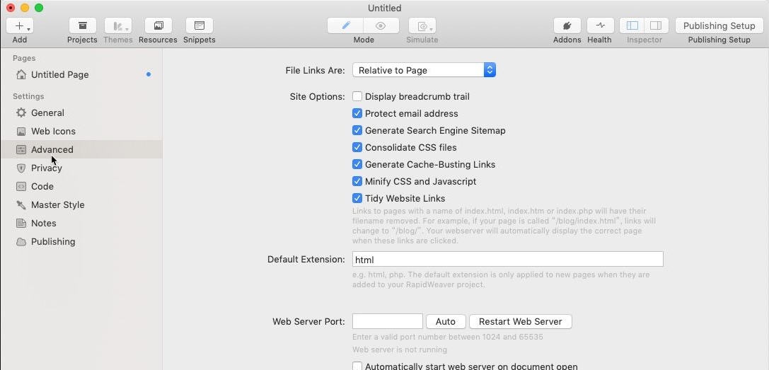 RapidWeaver for Mac v8.4.6