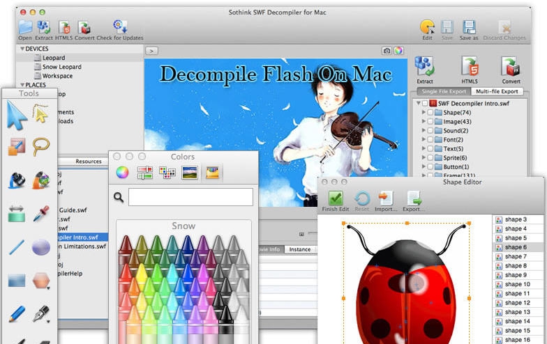sothink swf decompiler for Mac v7.11