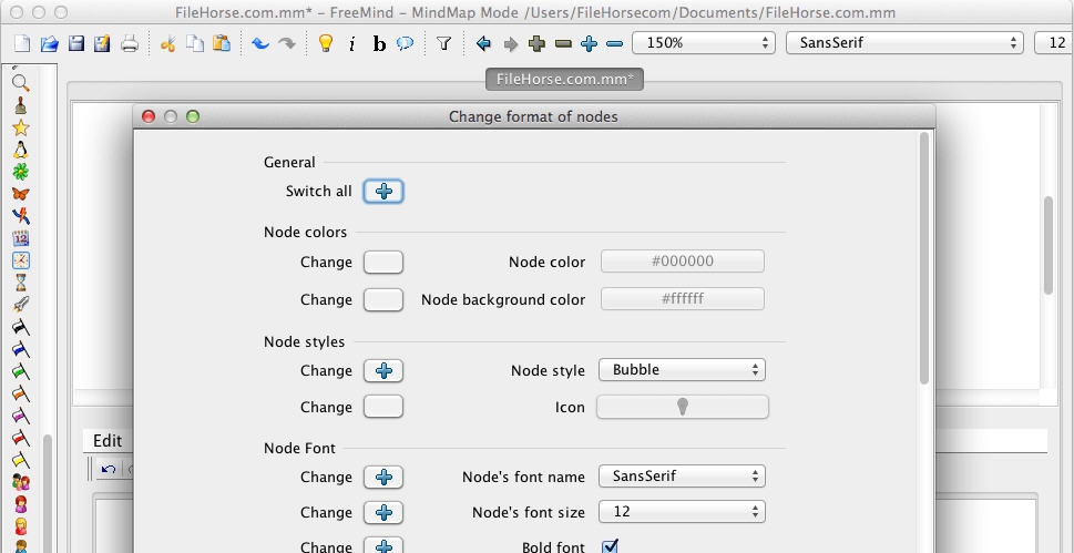 FreeMind for Mac v1.1.0.6