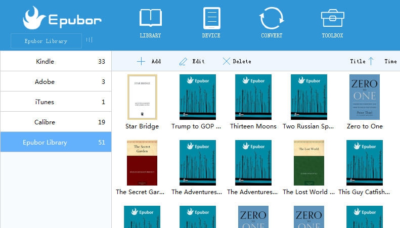 Epubor eBook Manager for Mac v2.0.7.1212