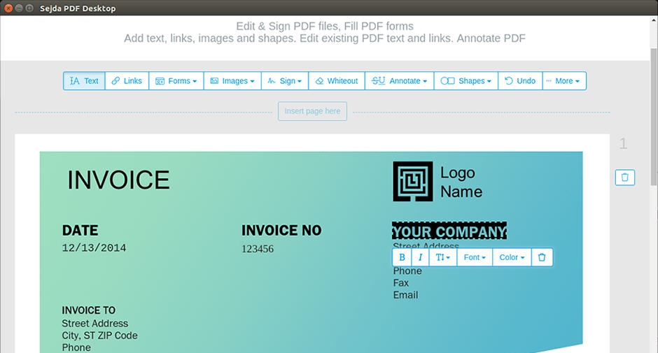 Sejda PDF Desktop for Mac v6.0.10